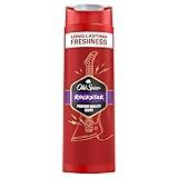 Old Spice Rockstar 3-in-1 Duschgel & Shampoo für Männer, 400ml, langanhaltender, frischer Duft in Parfümqualität, Tiefenreinigung für Haare-Gesicht-Körper, sanftes Hautgefühl