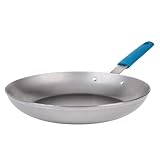 GRÄWE Pfanne aus Eisen - Wax Pro Eisenpfanne Ø 28 cm, 400° C hitzebeständig, schnitt- & kratzfeste Bratpfanne, natürliche Antihaftbeschichtung (Patina), für Küche & Outdoor-Cooking, induktionsgeeignet