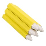 HORIALENCE 6 Stück Reifenreparatur Buntstift Zubehör für Auto Autolackmarker Reifenmarkierungswerkzeug Textmarker Auto Reifen Buntstift Fahrzeugwartung Reifenmarker Wachs Gelb