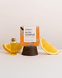 Biljarica - Süße Orange - Festes Shampoo Herren & Damen - für Haare, Kopfhaut & Bart - Feuchtigkeitsshampoo -handgefertigt Natürliches Shampoo, vegan - Für alle Haartypen - 50g