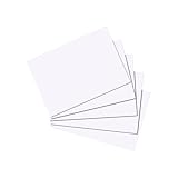Herlitz Karteikarten A7 blanco VE=100 Stück weiß