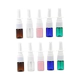 Angoily 10St Mini Pumpzerstäuber leeres nachfüllbares Nasenspray Parfümflasche sprühflasche Make-up-Flüssigkeitsflasche Unterverpackung Flasche Container Stamm reisen