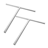 SOLUSTRE 2-teiliges Set Crêpe-Spatel aus Edelstahl, Crêpe-Maker, Butterstreicher, Tortendekorationsspatel für die Küche und zum Backen