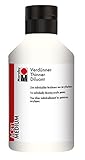 Marabu 12290013859 - Verdünner, dünnflüssiges Acryl - Malmittel auf Wasserbasis, zum individuellen Verdünnen von Acrylfarben, 250 ml, transparent