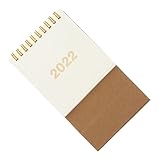 EXCEART 10 Stück 2022 2022 Unbedruckter Tischkalender stehender Flip-Desktop-Kalender Mini-Kalender 2022 für das Büro Schreibtischkalender büro kalender Mini- Taschenkalender