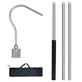 Saugroboter-Haken für Pool, Poolsaugerhaken, Pool-Aufhänger, Poolhaken mit Teleskopstange | Robustes Outdoor-Wiederherstellungswerkzeug für