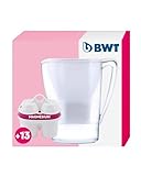 BWT Wasserfilter AQUAlizer Home 2,7L + 13 Magnesium Filterkartuschen | Jahrespaket | Wasserfilter Trinkwasser | Für Speisen & Getränke | Filtert Kalk, Chlor, Blei & Kupfer