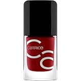 Catrice ICONAILS Gel Lacquer, Gellack, Nagellack, Nr. 03 Caught On The Red Carpet, rot, langanhaltend, glänzend, ohne Aceton, vegan, Mikroplastik Partikel frei (10,5ml)