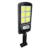 Vaguelly Solar Balkonlampe LED Solarleuchte Außen mit LED Bewegungsmelder Fernbedienung Hohe Helligkeit Lange Leuchtdauer Wetterfeste Wand Zaunbeleuchtung für Terrasse Garten