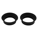 2 Stück Gummi Augenabdeckung, 30 mm Durchmesser Binokularmikroskop Okularabdeckung Augenmuscheln Augenschutz für 28–32 mm Stereomikroskop