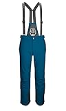 killtec Herren Skihose/Ski-Trägerhose mit abzippbarem Latz und Kantenschutz Larok, dunkelpetrol, M, 35244-000