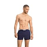 PUMA Herren Logo Short Length Swim Badebekleidung, Navy, L EU