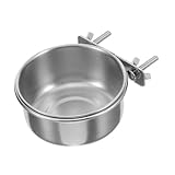 FONDOTIN Papageien Futternapf Eichhörnchen Futterspender Vogelkäfig Vogelnäpfe Für Käfig Kaninchenkäfig Zubehör Sittich Wasserfutterspender Vogel Wasserspender Kistennäpfe