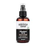 Aftershave Spray (150ml) · Brooklyn Soap Company · Natürliche Pflege nach der Rasur · Beruhigt die Haut, wirkt antibakteriell und pflegt die Haut mit feuchtigkeitsspendender Aloe Vera