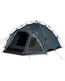 qeedo Quick Oak Campingzelt - Sekundenzelt mit innovativem Quick-Up-System, stabil & wasserdicht, ideal für Camping & Festival, Komfort-Zelt für bis zu 3 Personen, mit Vorraum & Moskitonetz aus Mesh