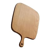 ZUNOXAZ Holz Schneidebrett im Nordischen Stil Vielseitiges Holzbrett für Küche zum Schneiden von Obst Gemüse und Brot Robust und Langlebig mit Aufhängeloch für Einfache Lagerung