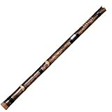 Shakuhachi 54 cm vertikale Flöte D-Key Shakuhachi 5 Löcher Bambusflöte Holzblasinstrument (klassisch)