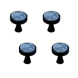 Round Drawer Door Knobs Furniture Knob 4PCS Zinc Alloy Single Hole Cabinet Knobs Decorative Cupboard Drawer Dresser Round Handle Pulls Wall Mounted Coat Hook Model D