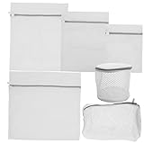 Ipetboom 6 Stück Teiliges Wäschenetz Set für Waschmaschine Waschbeutel für Unterwäsche Socken und Kleine Kleidungsstücke Robustes Material Atmungsaktiv und Langlebig für Zuhause und Reisen