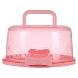 Kuchenaufbewahrung | Reise-Kuchenträger | Transparente Kuppel, wiederverwendbar, luftdichte Box mit Griff für Bäckerei, Hochzeit, Party, Präsentation