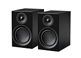 Pro-Ject Speaker Box 5 E Carbon, Referenz-Regallautsprecher mit 2-Wege-Bassreflexprinzip, 5-Zoll-Carbon-Bass/Mitteltöner, Robustes MDF-Gehäuse, inklusive Lautsprecherabdeckung (Schwarz)
