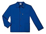 Uvex 125 Herren-Arbeitsjacke - Blaue Männer-Bundjacke - 100% Baumwolle - Gerader Armabschluss 50