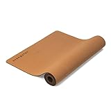 Antirutsch Yogamatte aus Kork & Natur-Kautschuk – 100% nachhaltig & schadstofffrei – rutschfeste Bio Fitness-Matte aus reinen Natur-Materialien – Cork Gymnastik-Matte für Yoga & Pilates – 183x68x0,5cm