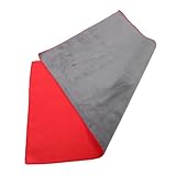 VALICLUD Mikrofaser Autotuch mit Dicker Mikrofaser und Wildleder Design Doppelseitig mit Korallenfleece Schnelltrocknendes Saugfähiges Auto Trockentuch zum Schonenden Polieren und Trocknen