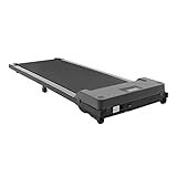 HuKaiL Laufband Klappbar für Zuhause, 6km/h Walking Pad laufbänder bis 100Kg mit HD-Anzeige und Fernbedienung, 250V 750W 1HP Walking Pad Klappbar Treadmill mit Räder und Halterung, Grau, 121.5 * 50cm