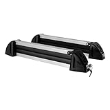 Skiträger Snowboard Dachträger Universal Abschließbar Schwarz TÜV 2X