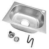 Küche Edelstahl Spüle Einzeltanks Geschirrspülbecken Balkon Pool Eckig Badezimmer Waschbecken Einzelbecken Geschirrspülen Spülen Balkon Eckig