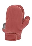 Sterntaler Baby Unisex Kinder Fäustel Handschuh - Baby Fäustlinge Winter, Baby Handschuhe - aus Microfleece mit Klettverschluss - rosa, 1