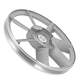 TOBBOMEY Aluminium Doppelzylinder Kompressor Pumpenriemenscheibe Langlebig Verschleißfest Präzise Passform Flywheel Antriebsscheibe Einfach Installierbar für Luftkompressor Zubehör