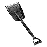 BESPORTBLE Retraktierbare Schneeschaufel aus Leichtem Rostfreiem Material Stabile Verbindung Vielseitig für Schnee EIS Kompakt und Tragbar für Winter Auto und Outdoor einsätze