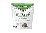 Ultra Plant Schokolade-Haselnuss, vegane Proteinpulvermischung, Vitamin B-Komplex, Muskelwachstum und Muskelerhaltung, wenig Zucker, gentechnikfrei, 900 g, 20 Portionen, 33 g Protein pro Portion