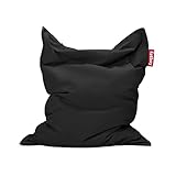 Fatboy Stonewashed Sitzsack Black, Baumwolle, 40 x 140 x 180 cm (LxBxH)