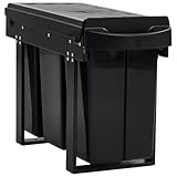 Homgoday Abfallsammler Soft-Close 36 L Schrank Model51180