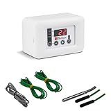 ENVIRON– TC110 Solarsteuerung mit Fühler Set | 3 Anlageschemen | Regler Temperaturdifferenzregler Pool Solarthermie Steuerung Anlage thermische Solaranlage Warmwasser Solarregler Solar