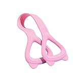 POPETPOP Seil ziehen gymnastikband fitnessband Yoga-Spannungsgürtel elastisches Stretchband Fitnessgerät Silikon-Trainingsband Sport Widerstandsband Abzieher Elastisches Seil Werkzeug Rosa