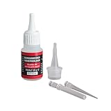 Schwanheimer Industriekleber Set: Industrieklebstoff 1x 20g, 1x Feindosierspitze, 1x Tropfspitze (1,49 €/1g)