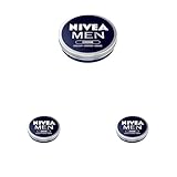 NIVEA MEN Creme pflegende Hautcreme für intensive Feuchtigkeit,Hautpflege für Männer ideal für Körper, Gesicht und Hände, leichte Formel mit Vitamin E (30 ml) (Packung mit 3)