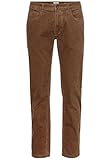 camel active Herren Regular Fit 5-Pocket Cordhose Braun, menswear-38/32