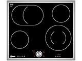 NEFF T16BT76N0 Elektrokochfeld N70, 60cm, TwistPad, Bräterzone, Glaskeramik, Edelstahlrahmen