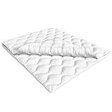 Siebenschläfer 4-Jahreszeiten Bettdecke 135x200 cm - bestehend aus 2 zusammengeknöpften Steppdecken - adaptierbare Decke für Sommer und Winter