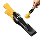 Evember Enten-Toasterzange, Entenschnabel-Design, hitzebeständig, rutschfester Griff, spülmaschinenfest, Utensilien zum Grillen, Servieren, Luftfritteuse