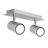 Trio Leuchten Balken in Nickel matt, Spotbalken 2-flammig, exklusiv 2xGU10, Länge: 30 cm 802400207