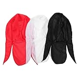 Healvian 3 Stück Atmungsaktive Helm Unterkappe für Outdoor Sport Sonnenschutz Schnelltrocknend Unisex Fahrradhelm Innenhut Motorrad Helmpolster Komfortabel und Luftdurchlässig Geeignet für