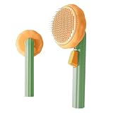 Katzenbürste | Tierhaarbürste Kamm für Hunde - Selbstreinigender Entwirrungskamm mit Massagefunktion für Kätzchen Welpen Bad Waschen Dusche Zuhause Teppich Haarpflege