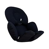 JYOKO Kids Sitzverkleinerer Antiallergikum Universal Baby 100% Baumwolle (Black Series, Enthält eine Kopf- und eine Körperstütze)