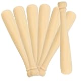 Mobestech 20 Stück Teiliges Mini holz Unbemalt zum Bemalen DIY Bastelprojekte für Leichte Kompakte Sport party dekoration und Kreatives Geschenk für Jungen und Mädchen